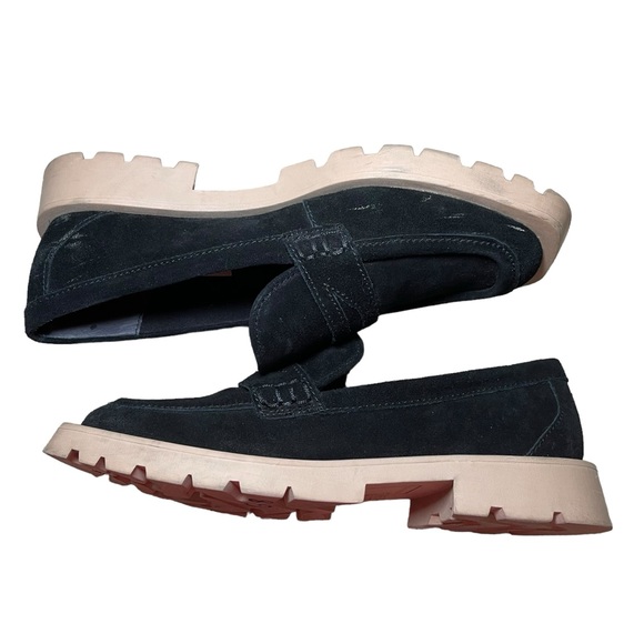 Dolce Vita Elias Black Suede Penny Loafers Women’s 8.5 - Picture 7 of 10